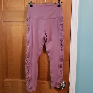 Glyder mauve pink crop leggings